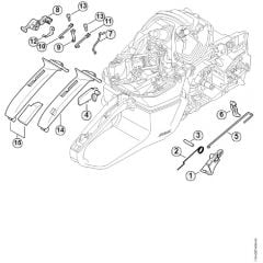 Genuine Stihl MS462 C-M / R - Throttle control M-Tronic