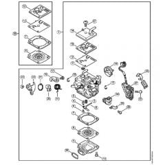 Genuine Stihl MS462 C-M / W - Carburetor 1142/03