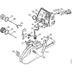 Genuine Stihl MS660 Magnum / L - Tank housing