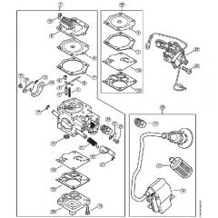 Genuine Stihl MS661 C-M / P - Carburettor WJ-143