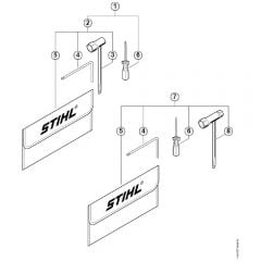 Genuine Stihl MS661 C-M / T - Tools, Extras