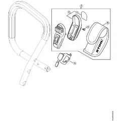 Genuine Stihl MS661 C-M / U - 2-in-1 laser