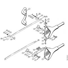 Genuine Stihl MS880 / O - Helper's handle, Chain scabbard