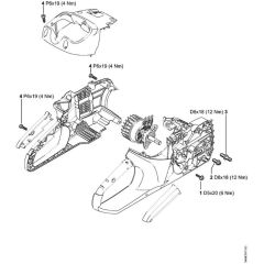 Stihl MSA160 C-B - Tightening Torques - Parts Diagram