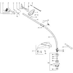 McCulloch MT320 CLS - 2010-06 - Shaft & Handle Parts Diagram