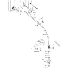 McCulloch MT320CLS - 952715717 - 2010-07 - Shaft & Handle Parts Diagram