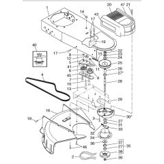 McCulloch MWT420 - 96171000307 - 2018-06 - Cover Parts Diagram
