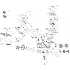 Cobra MX4340V - Lawn Mower June 2020 Main Diagram