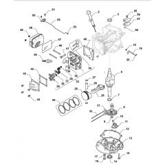 Engine - Piston & Crankshaft  - TTK550LWM - 2T0050486/SF