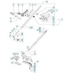 McCulloch PREMIO EX - 2007-05 - Shaft & Handle Parts Diagram