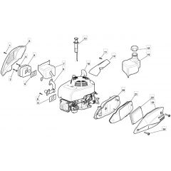 QUIET 514 PD - 2008 - 291572043/UM8 - Mountfield Rotary Mower Engine Diagram