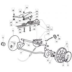 QUIET 514 PD - 2008 - 291572043/UM8 - Mountfield Rotary Mower Transmission Diagram