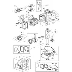 QUIET 514 PD - 2008 - 291572043/UM8 - Mountfield Rotary Mower WBE0701 Cylinder Diagram