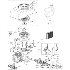 QUIET 514 PD - 2008 - 291572043/UM8 - Mountfield Rotary Mower WBE0701 Engine Diagram
