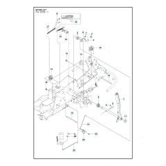 Husqvarna R213 C - Mower Lift & Deck Lift