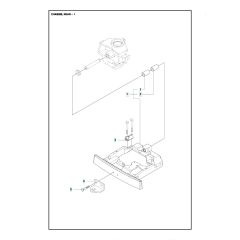 Husqvarna R214 C - Chassis Rear