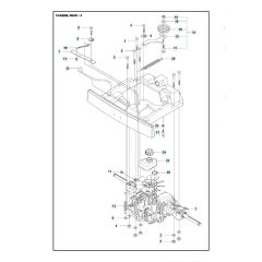 Husqvarna R214 C - Chassis Rear 2