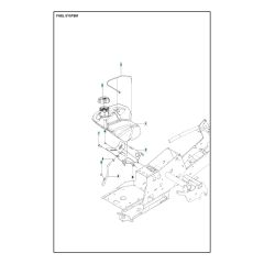 Husqvarna R214 C - Fuel System