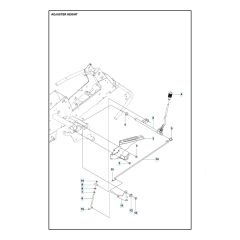 Husqvarna R214 C - Height Adjustment