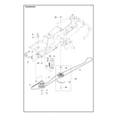 Husqvarna R214 C - Transmission 2