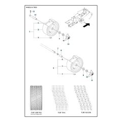 Husqvarna R214 C - Wheels & Tyres