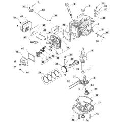 R27M - 2016-2017 - 2T0070486/SF - Mountfield Ride On Mower Engine Cylinder Diagram