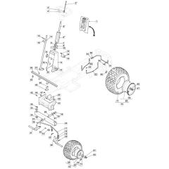 R27M - 2016-2017 - 2T0070486/SF - Mountfield Ride On Mower Steering Diagram