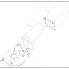 Hayter R53A - 449F (400000000 - 401999999) - Bag Assy
