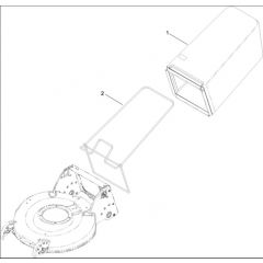 Hayter R53S - 448F (315000001 - 315999999) - Bag Assy