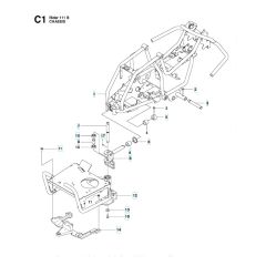 Husqvarna R 111B - Chassis & Enclosures