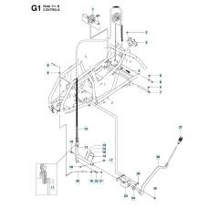 Husqvarna R 111B - Controls