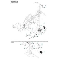 Husqvarna R 111B - Controls 3