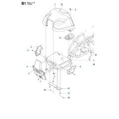 Husqvarna R 111B - Cover