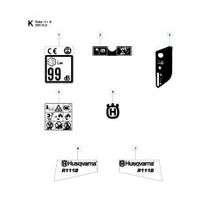 Husqvarna R 111B - Decals