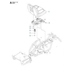 Husqvarna R 111B - Seat