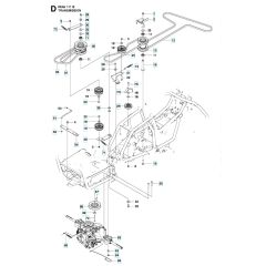 Husqvarna R 111B - Transmission