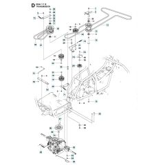 Husqvarna R 111B - Transmission