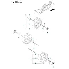 Husqvarna R 111B - Wheels & Tyres