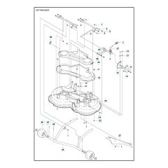 Husqvarna R 112C - Mower Deck & Cutting Deck