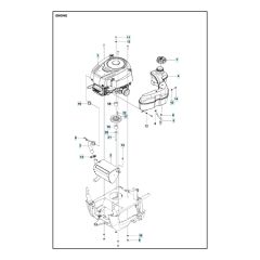 Husqvarna R 115C - Engine