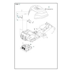 Husqvarna R 214 - Cover