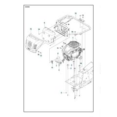 Husqvarna R 214 - Engine