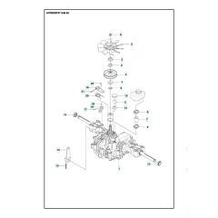 Husqvarna R 214 - Transmission