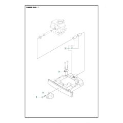 Husqvarna R 214T - Chassis Rear