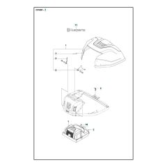 Husqvarna R 214T - Cover