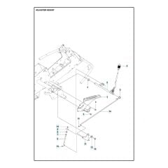 Husqvarna R 214TC - Height Adjustment