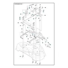 Husqvarna R 215TX - 103cm Cutting Deck