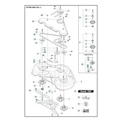 Husqvarna R 215TX - 103cm Cutting Deck 2