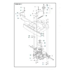 Husqvarna R 215TX - Chassis Rear 2