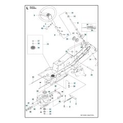 Husqvarna R 215TX - Steering